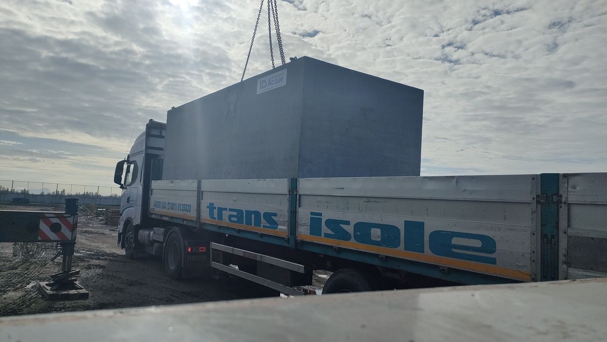 Alba Costruzioni, Latina - Trasporto vasca